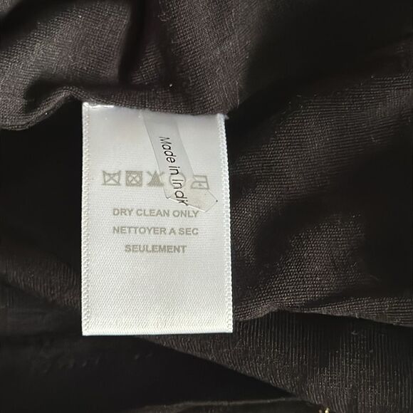 HALE BOB Viola Top Off Shoulder Black & Metallic Gold Floral Blouse Goth Size S - Picture 10 of 11